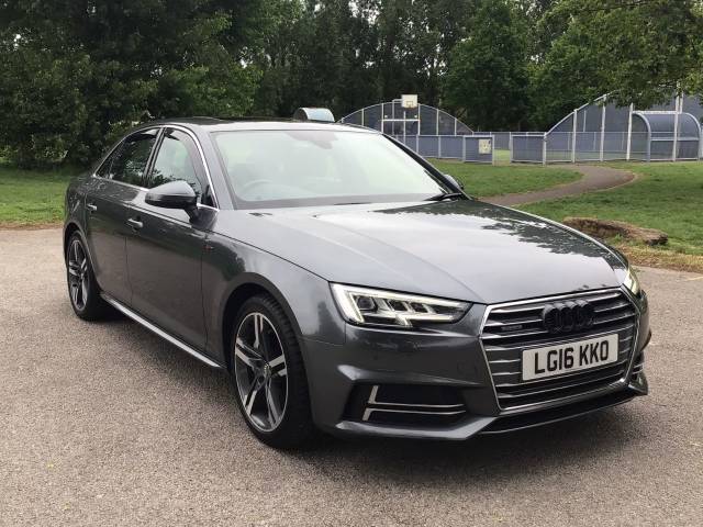 Audi A4 2.0 TDI 190 Quattro S Line 4dr S Tronic Saloon Diesel Daytona Grey Metallic
